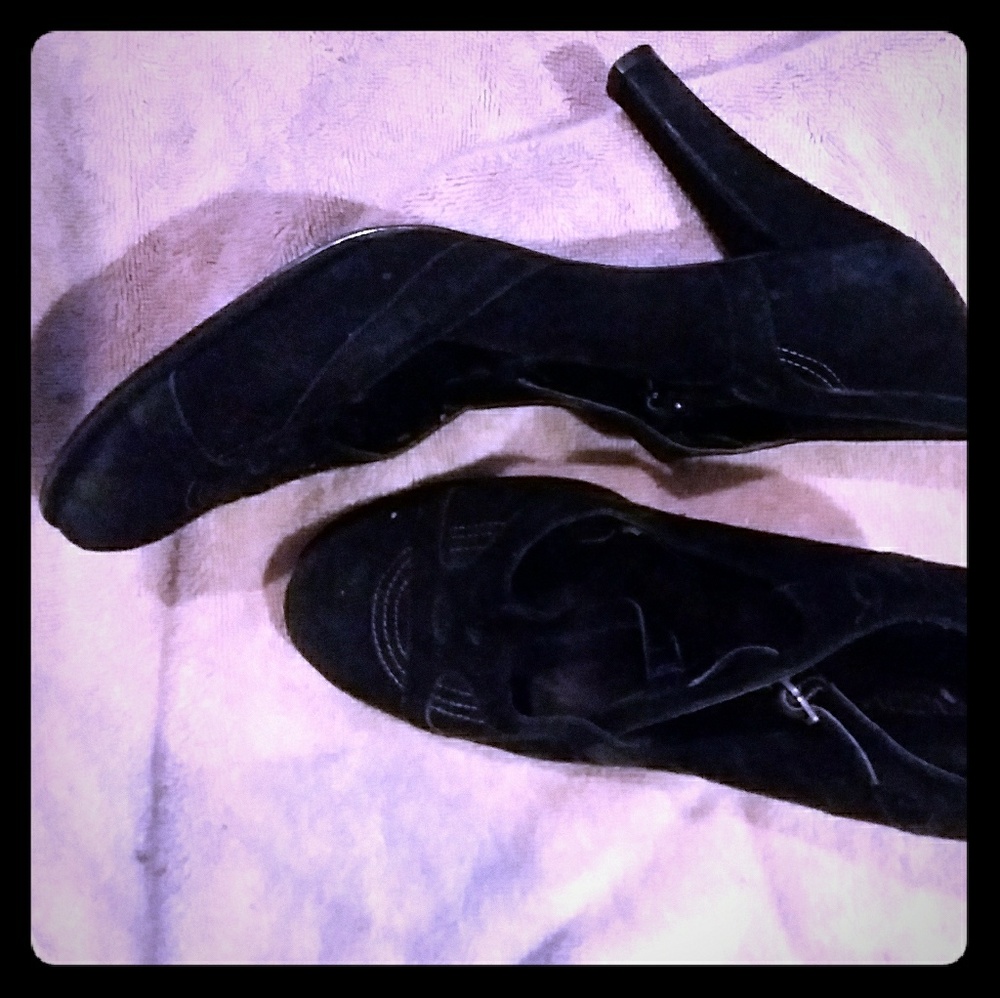 Suede Mary Janes